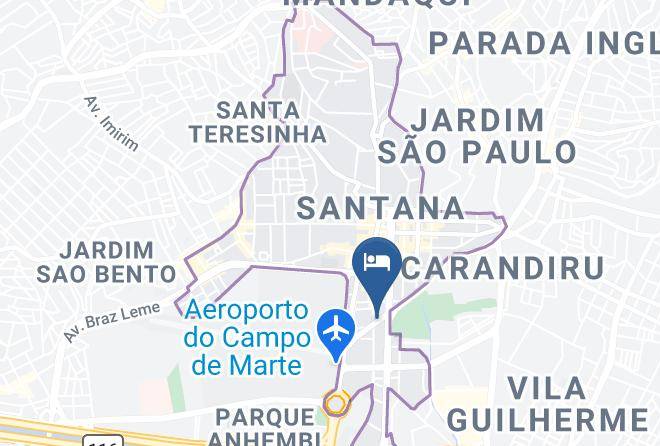 Sao Paulo Santana - Hotel Vitrine Maps