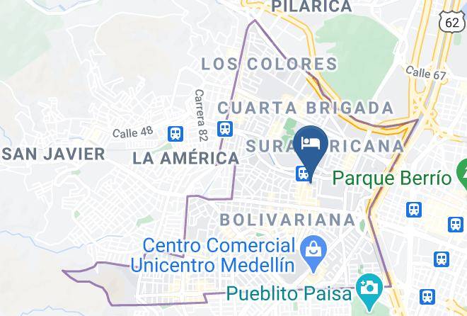 Medellin - Hotel Vitta Park Maps