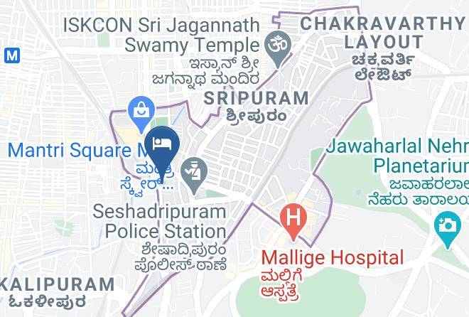 Bengaluru - Hotel Vittal's Regency Maps
