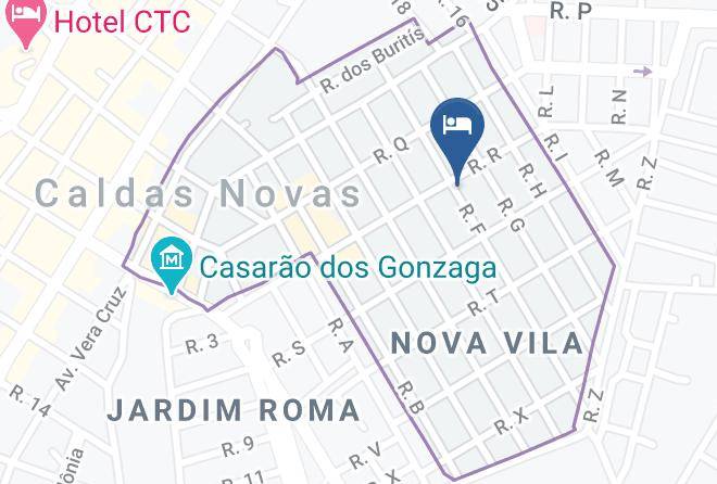Caldas Novas - Hotel Viturino Maps