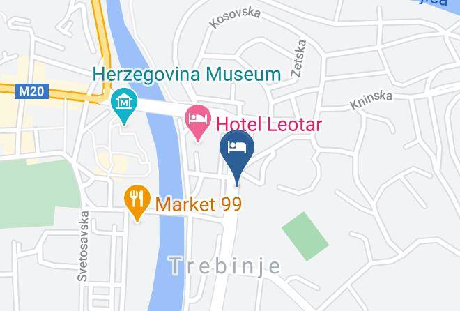 Trebinje - Hotel Viv Maps