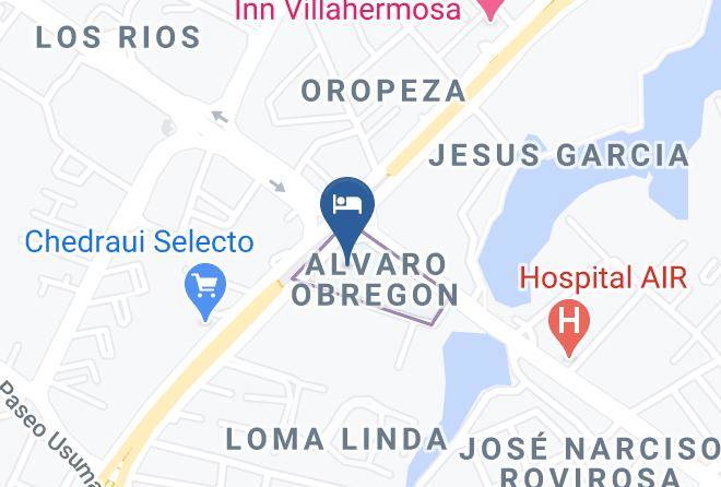 City Centre - Hotel Viva Villahermosa Maps