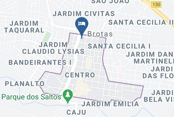 Brotas - Hotel Vivenda Das Cachoeiras Maps