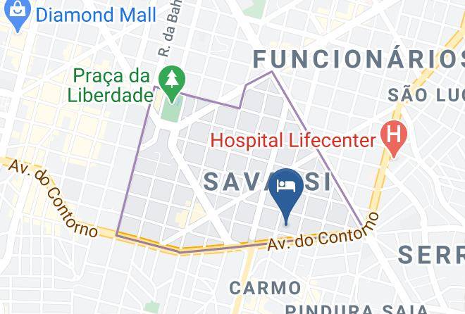 Belo Horizonte - Hotel Vivenzo Maps