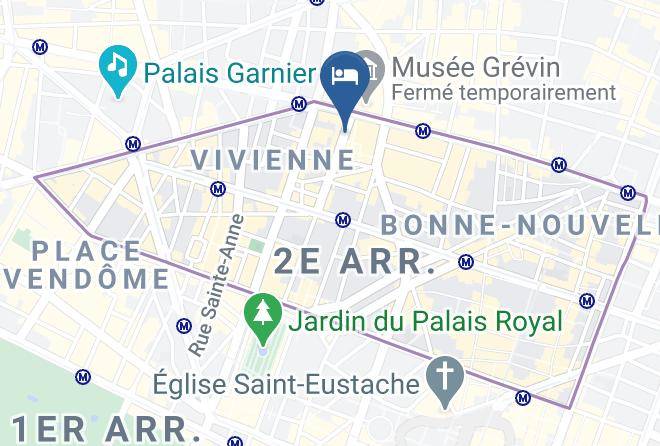 Paris - Hotel Vivienne Maps