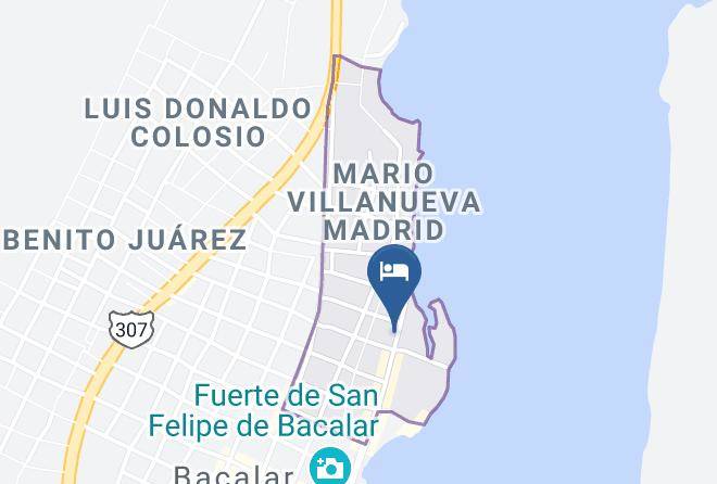 Bacalar - Hotel Vlandre Maps