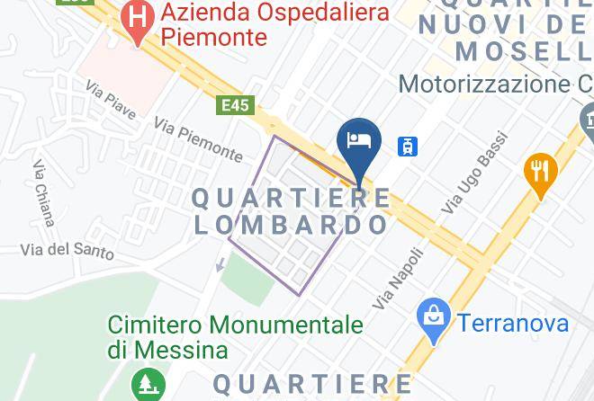 Messina - Hotel Vmaison Maps