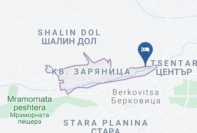 Berkovitsa - Hotel Vodenitsata Maps
