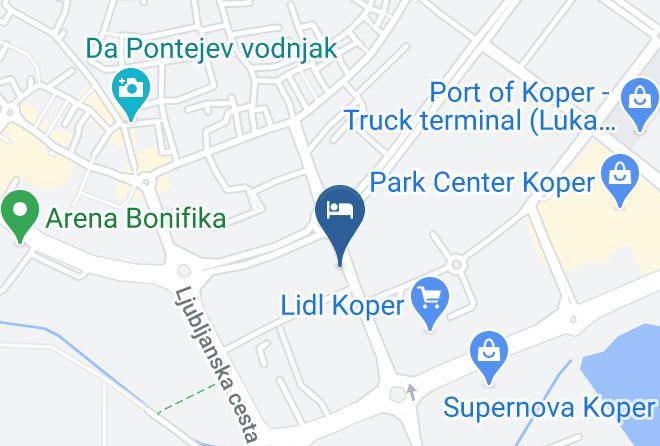 Koper - Hotel Vodisek Maps
