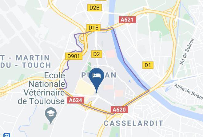 Haute Garonne - Hotel Vol De Nuit Maps