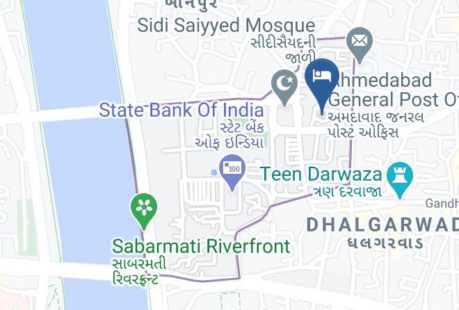 Ahmadabad - Hotel Volga Maps