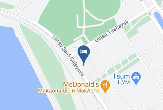 Kazan - Hotel Volga Maps