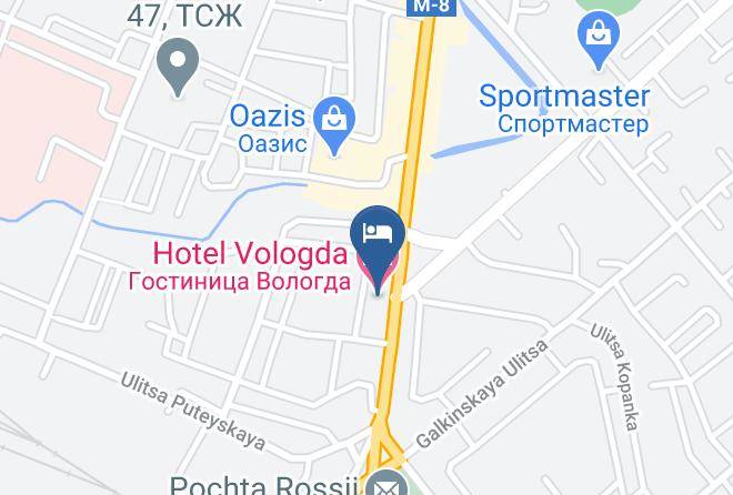 Vologda - Hotel Vologda Maps