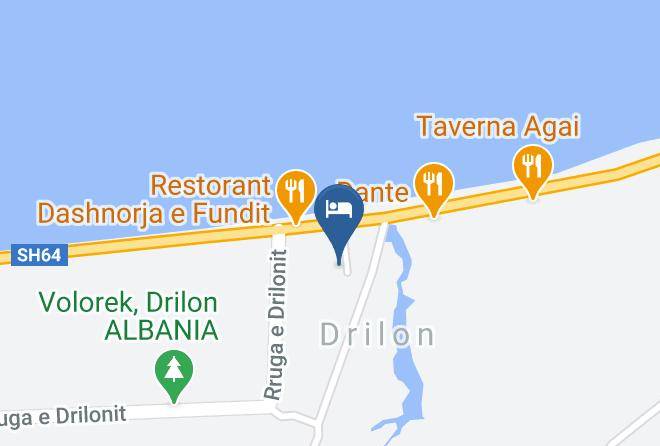 Pogradec - Hotel Voloreka Maps