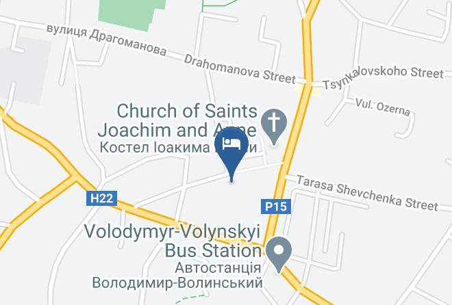 Volodymyr Volyns Kyi - Hotel Volyn Maps