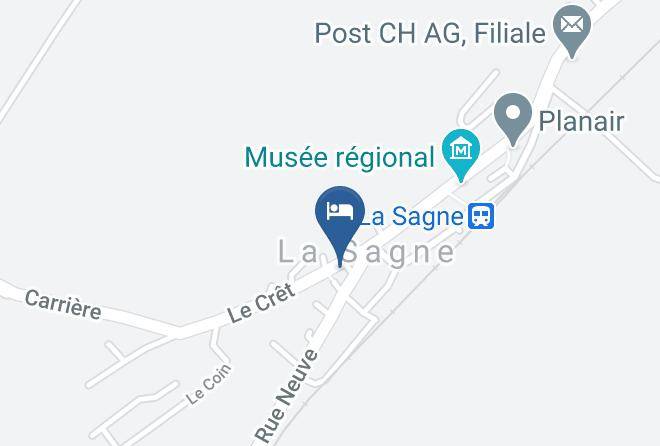La Chaux De Fonds District - Hotel Von Bergen Maps