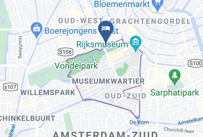 Hotel Vondelgarden Map