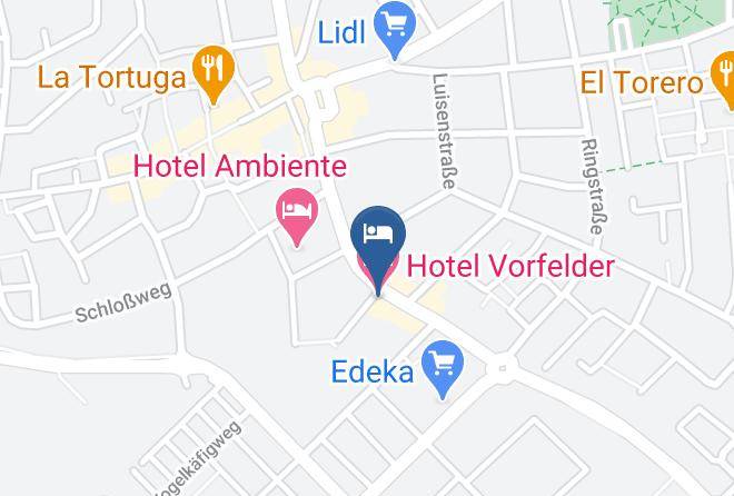 Rhein Neckar Kreis - Hotel Vorfelder Maps
