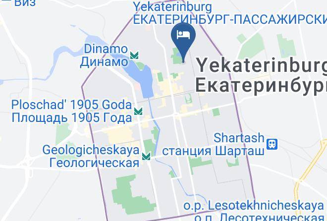 Yekaterinburg - Hotel Voznesensky Maps