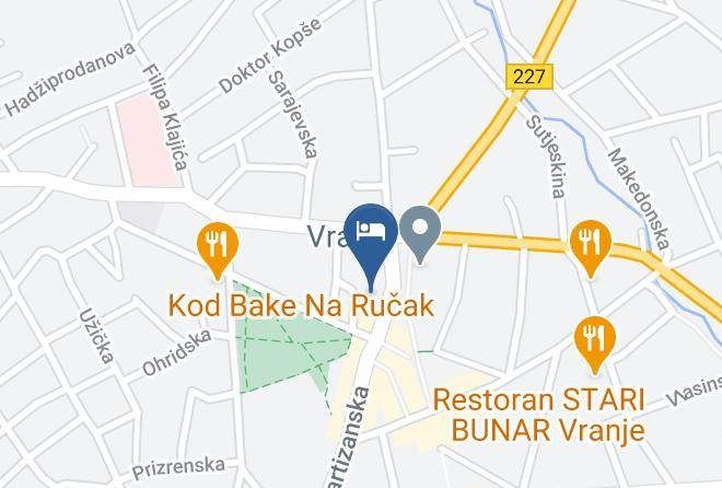 Pcinja District - Hotel Vranje Maps