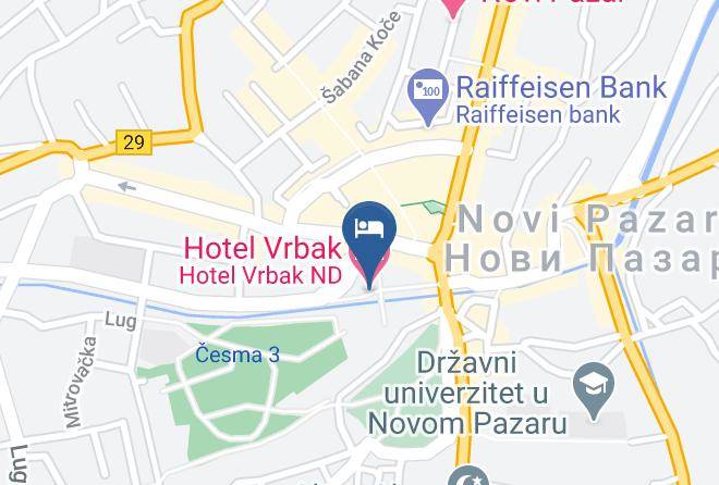 Raski - Hotel Vrbak Maps