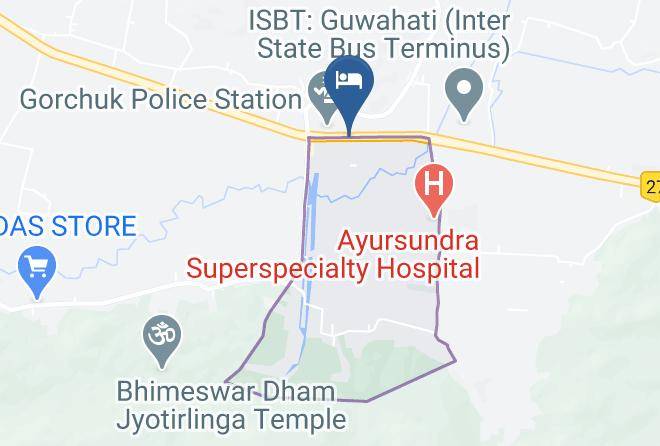 Hotel Vrinda Regency Map