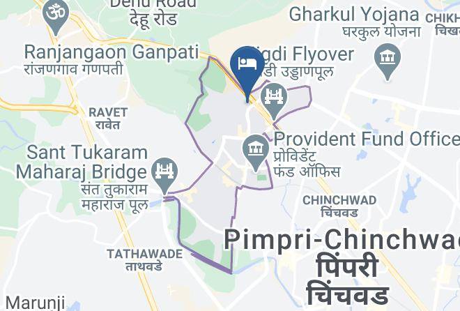 Chinchwad - Hotel Vrindavan Maps