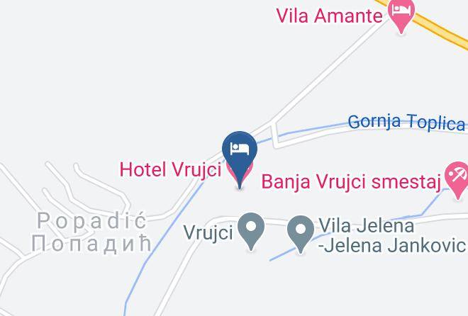 Kolubara District - Hotel Vrujci Maps