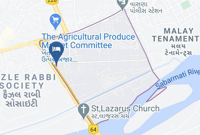 Ahmadabad - Hotel Vrundavan Maps