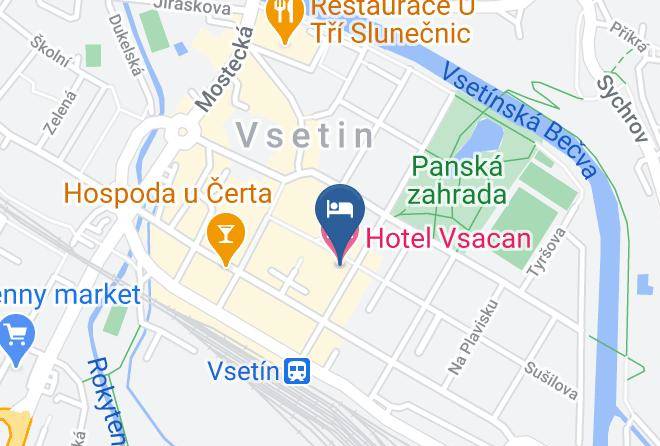 Hotel Vsacan Map