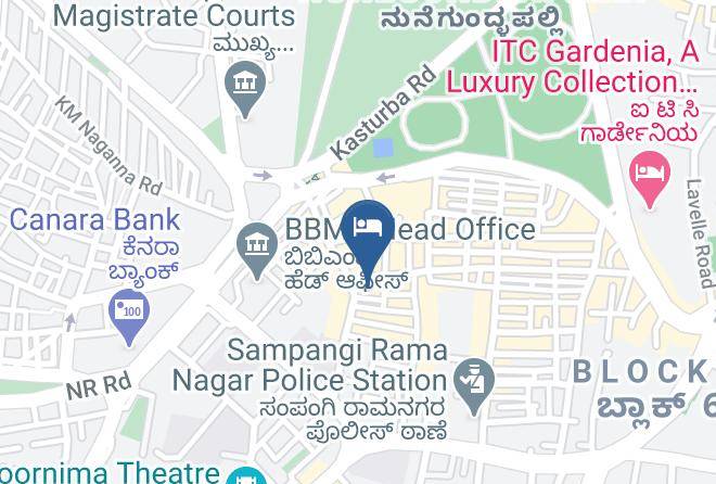 Bengaluru - Hotel V T Paradise Maps
