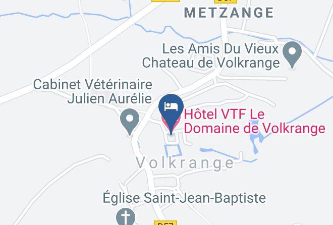 Moselle - Hotel Vtf Le Domaine De Volkrange Maps