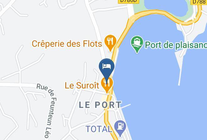 Cotes D Armor - Hotel Vue Mer Perros Guirec Le Nautica Maps