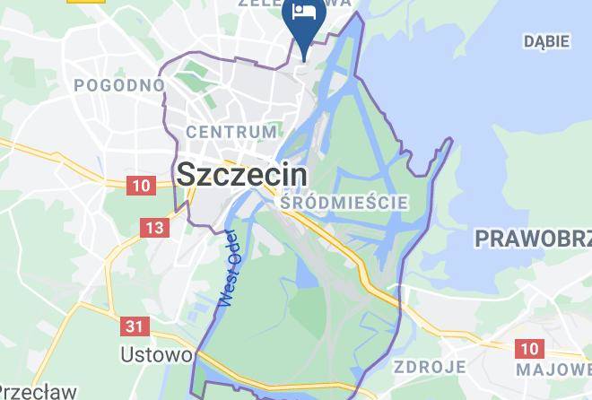 Szczecin - Hotel Vulcan Maps