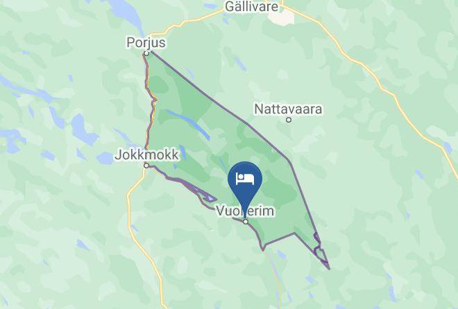 Hotel Vuollerim Gastgiveriet Map