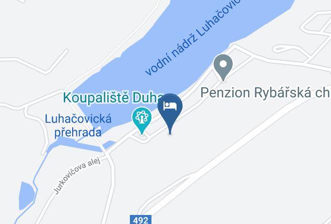 Pozlovice - Hotel Vyhlidka Maps