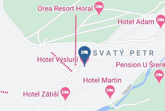Trutnov - Hotel Vysluni Maps