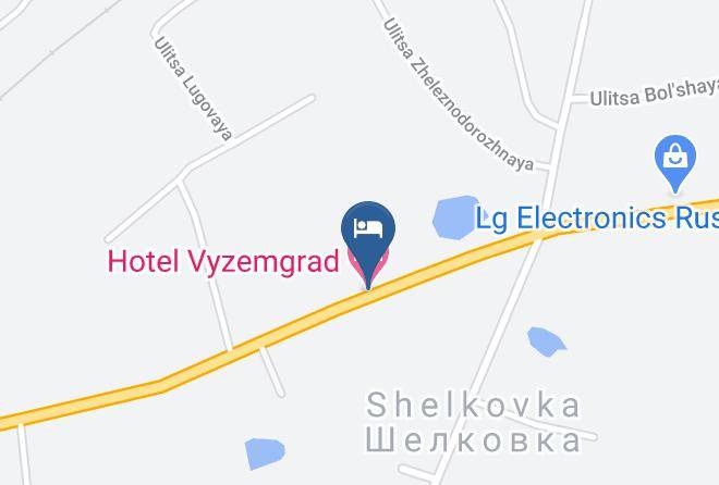 Hotel Vyzemgrad Carta Geografica - Moscow - Ruzsky District