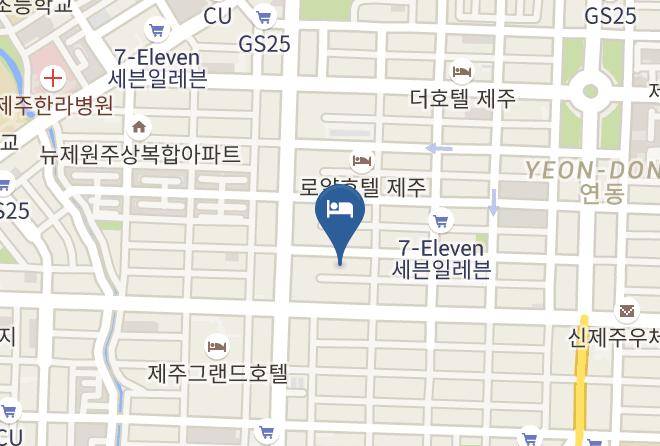Jejusi - Hotel W Shinjeju Maps