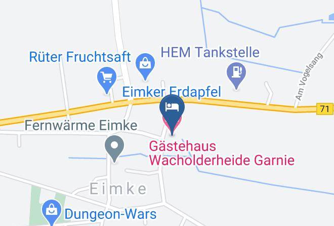 Uelzen - Gastehaus Wacholderheide Garnie Maps