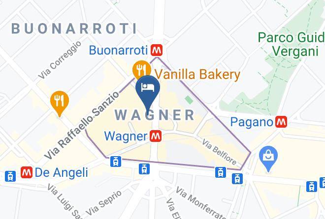 Milan - Hotel Wagner Maps