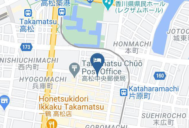 Takamatsu City - Hotel Wakaba Maps