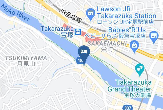 Takarazuka City - Hotel Wakamizu Maps