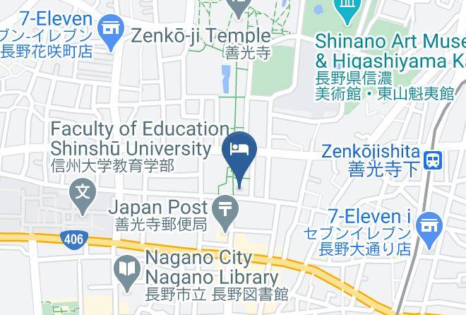 Nagano City - Hotel Wakasato Maps