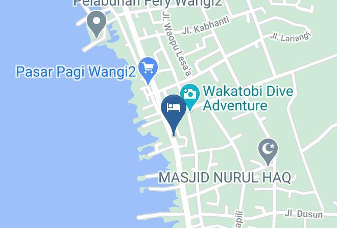 Wakatobi Regency - Hotel Wakatobi Maps