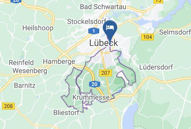 Lubeck - Hotel Wakenitzblick Maps