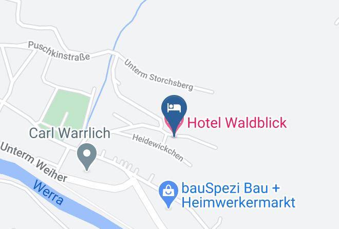 Wartburgkreis - Hotel Waldblick Maps