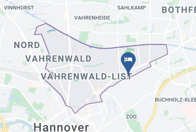 Stadt Hannover - Hotel Waldersee Maps