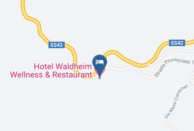 Hotel Waldheim Wellness & Restaurant Map