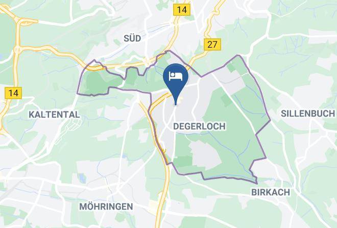 Stuttgart - Hotel Waldhorn Maps